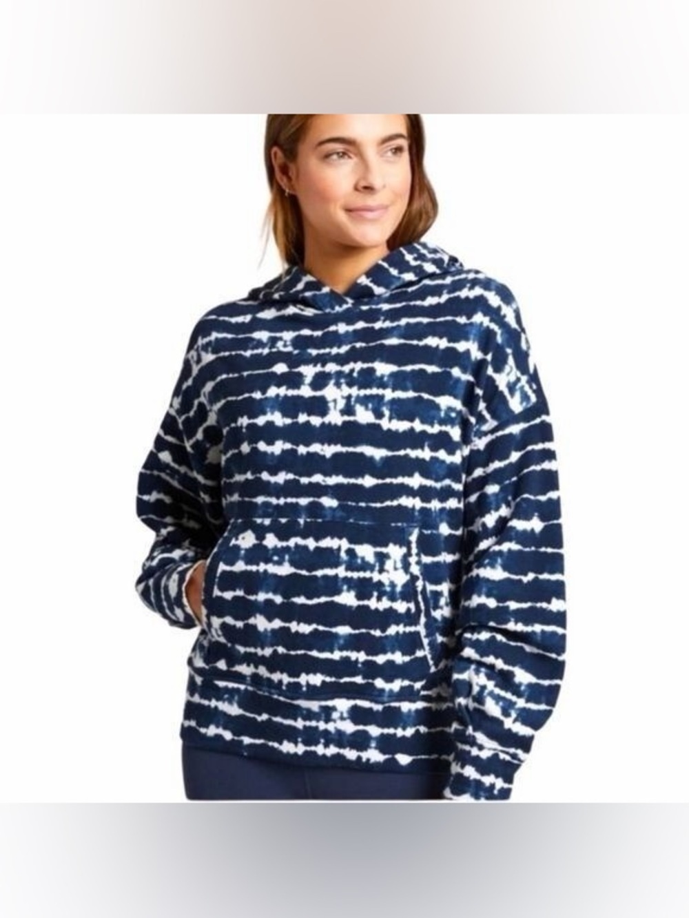 Athleta Balance Printed Hoodie – Size Large